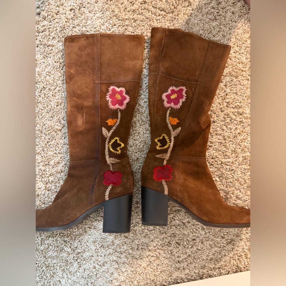 Frye nova flower suede boots - Picture 7 of 9